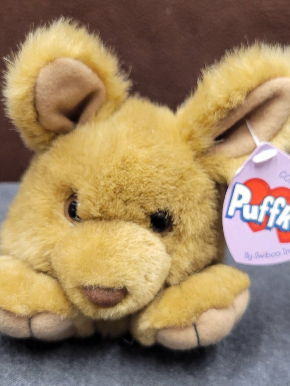 Swibco Muffins kangaroo plush brown new with tags